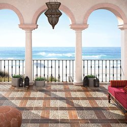 Piso Tanger Rojo Daltile 45x45 cm