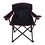 Silla Quad plegable negro y rojo
