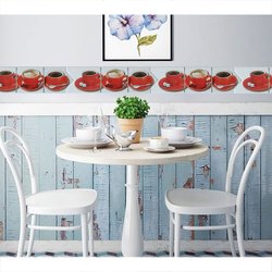 Cenefa cerámica para muro marca Tiles 2000 8x25 cm