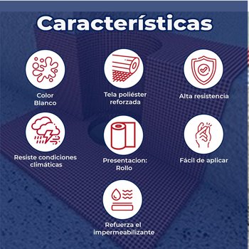 Tela Refuerzo Fester Imperflex Rollo 100 MT