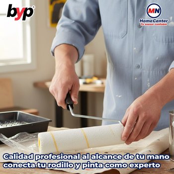 Rodillo Maneral 9" Semiprofesional Jaula Byp