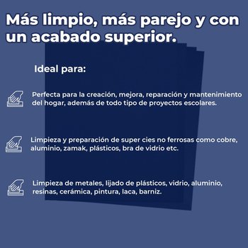 Lija de Agua Fandeli Grano 220 9x11 Pulgadas