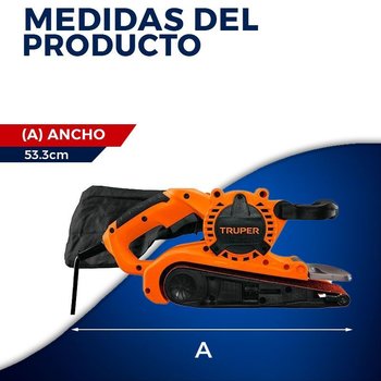 Lijadora Banda 3 x 21 pulg Truper 1010W