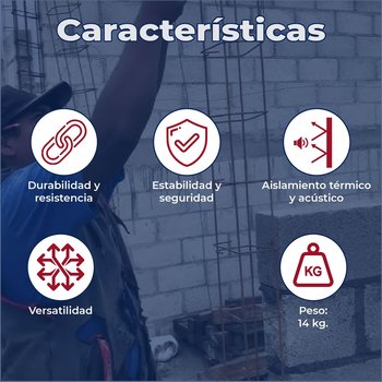 Block Pesado 15X20X40 CM