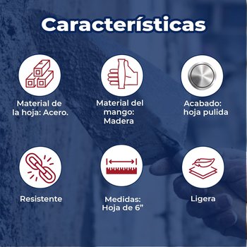 Cuchara Albañil Truper Filadelfia 6 pulg