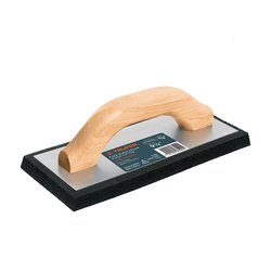 Llana de Hule 9-1/2" Espesor 5/8", Acabado Liso Truper