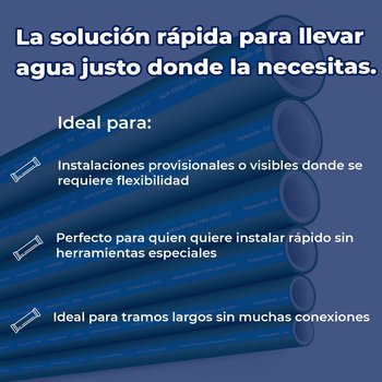 Tuboplus Poli Clase 16 20 MM 1/2 (4 MTS) Rotoplas