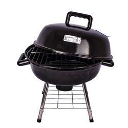 Asador Portátil Ovalado de Acero Esmaltado 37X43cm