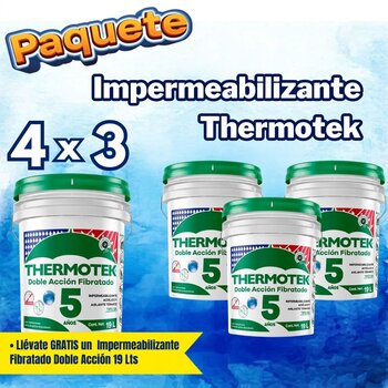 Paq 4 x 3 thermotek Fibermax 5A Bco