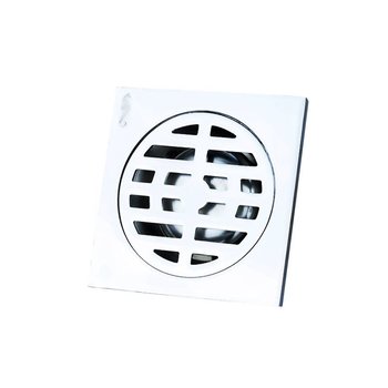 Coladera Resumidero Cuadrado Para Baño 4x4" cm Rugo 46-Z