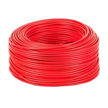 Cable Eléctrico Rojo 100 M Cal 8 THW-LS