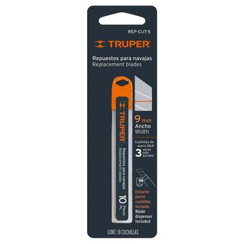 Repuestos Cutter Truper 9 mm REP-CUT-5