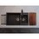 Fregadero Kele Quarzo 86X50X20 CM KQD3420A Espresso.