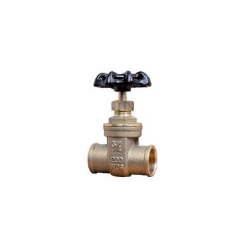 Válvula Compuerta Soldable Rugo ¾ pulg