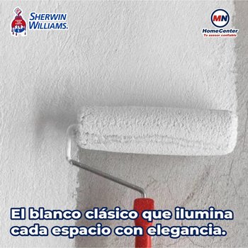 Pintura vinil acrílica mate classic extra white 19 L