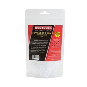 Separador Tipo "T" 2 mm para pisos