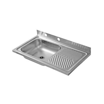 Fregadero MC102 marca Eb Técnica 80 x 47cm 1 Tina 1 Escurridor