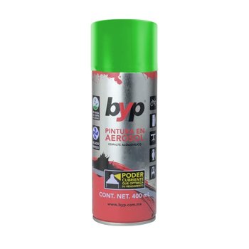 Pintura Aerosol Byp Verde Flourecente 400 mL