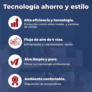 MINISPLIT 1 TONELADA FRIO CALOR 220V PRIME