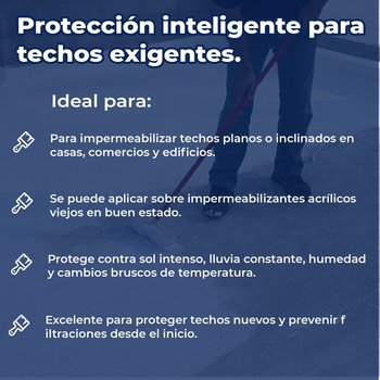 Impermeabilizante acrilico Fester Acriton Hibrido19L