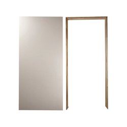 Paq Puerta Tambor Arena 80X2.13 MT Con Marco Pino Natural