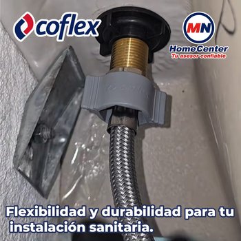 Manguera Para Sanitario Flexible Coflex ½ x ½ pulg x 40 cm
