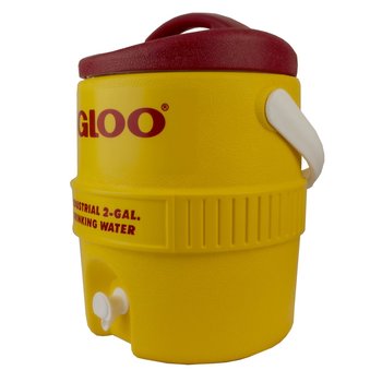 Termo Igloo capacidad 2 galones Amarillo y rojo