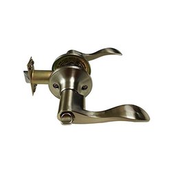 Cerradura Para Recámara Nogal Tubular Latón Antiguo Phillips