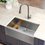 Fregadero Kele Acero inoxidable 77X48X25 CM Empotrar/submontar