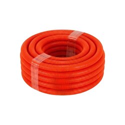 Poliducto naranja corrugado con guia 13 mm 1/2 10 metros