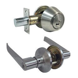 Cerradura Combo Tampico Niquel Satinada Ll/M Alta Seguridad
