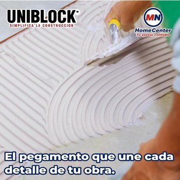 Adhesivo Universal Uniblock Blanco 20 kg