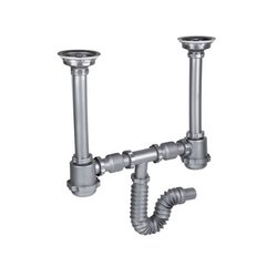 Cespol Pvc Flexible Gris Doble Bote Grande y Contracanasta