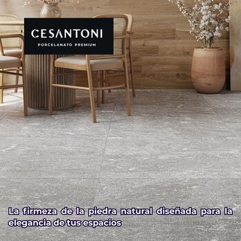 Piso Britton Tipo Piedra Cesantoni 45x90 cm Rectificado
