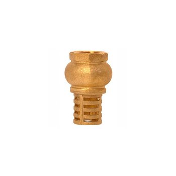 Válvula Latón Pie Pichancha 13 mm ½ Rugo