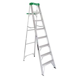 Escalera Tijera Aluminio 2.44 M 7 Peldaños 175 KG
