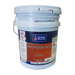 Pintura vinil acrilica mate profesional extra white 19 L