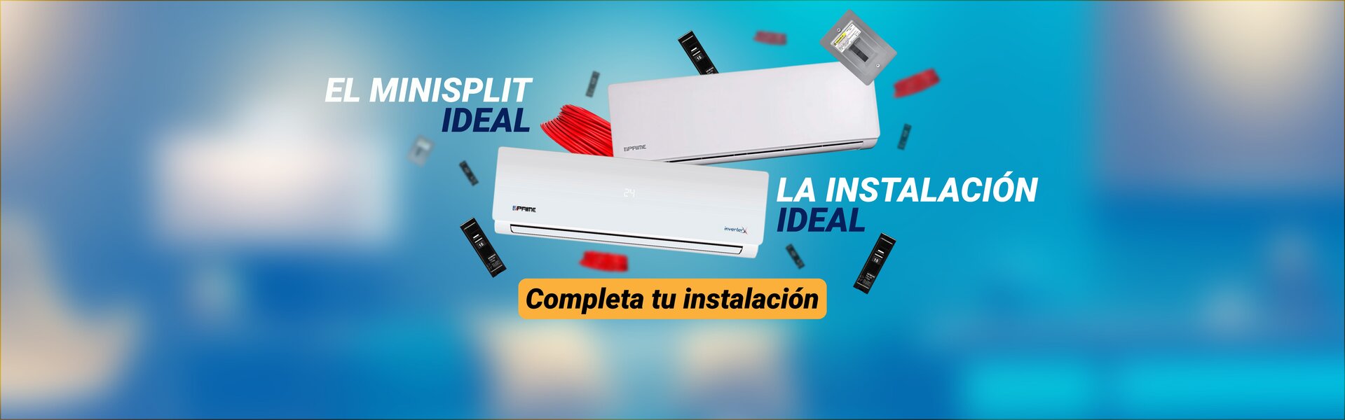 MINISPLIT Y TODO PARA INSTALACIÓN