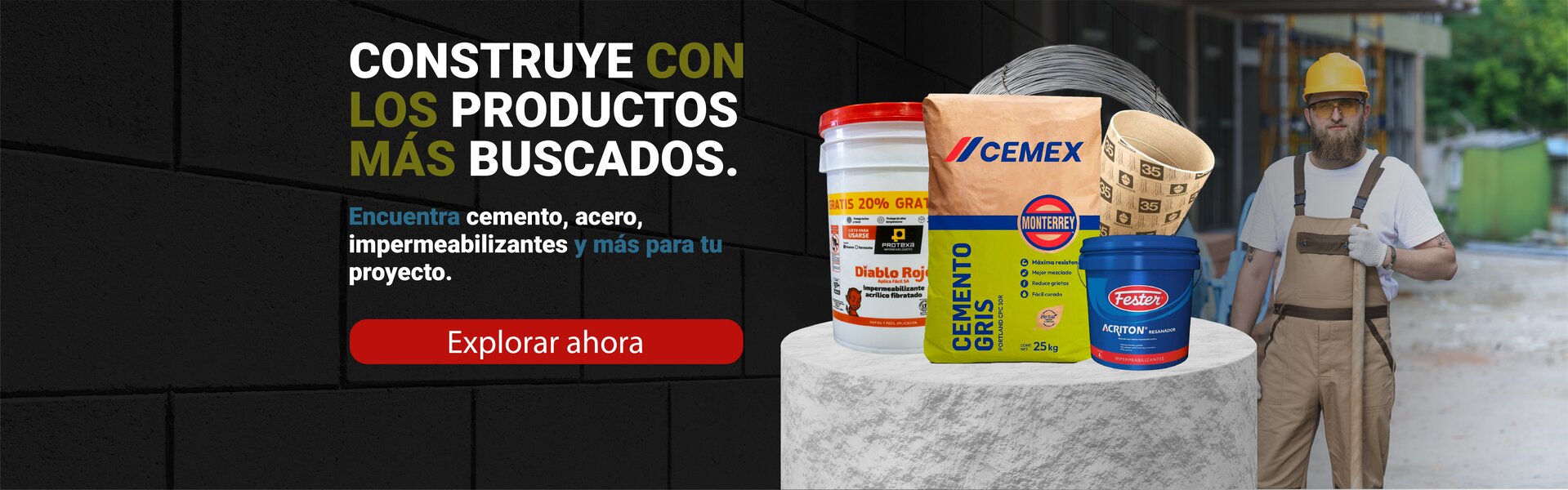 Contruye con los productos mas buscados