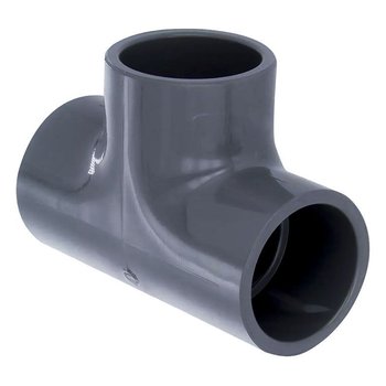 TEE PVC HID CEM 064 MM 2 1/2 CED 80