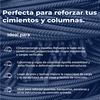 Varilla Recta #4 1/2x12 M AR-42