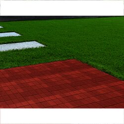 Adoquín Plaza Mextile 15 x 15 x 6 cm Rojo Rubí
