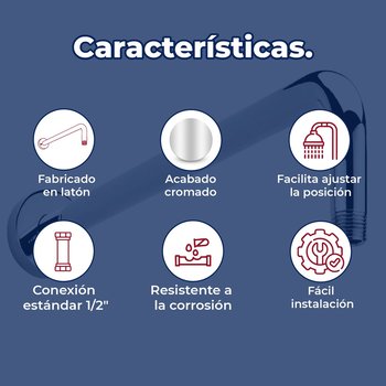 Brazo Chapetón Angular Helvex TR-035