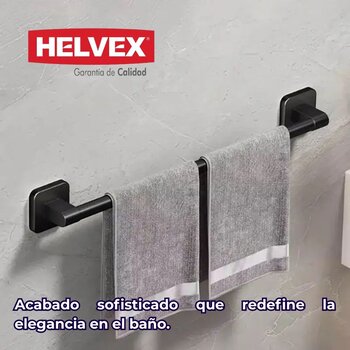 Toallero de Barra Para Baño Piazza Ébano Helvex PIA-105-EB