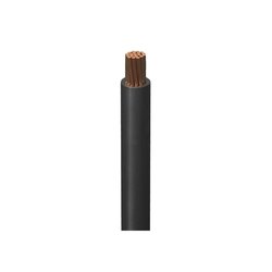 Cable de Cobre Eléctrico Negro Indiana 100 M CAL 6 THW-LS