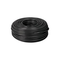 Cable de Cobre Eléctrico Negro Indiana 100 M CAL 6 THW-LS