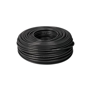 Cable de Cobre Eléctrico Negro Indiana 100 M CAL 6 THW-LS