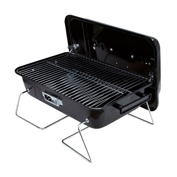 Asador Portátil Rectangular de Acero 30X45cm