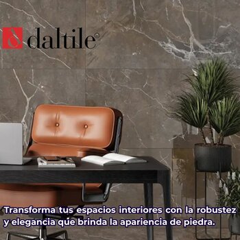 Piso Royal Atrium Gray Daltile Rectificado 61X122 1.5 M2
