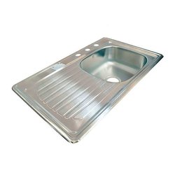 Fregadero con Escurridor Izquierdo Acero Inoxidable C-101 Fregadero con Escurridor Izquierdo Acero Inoxidable C-101